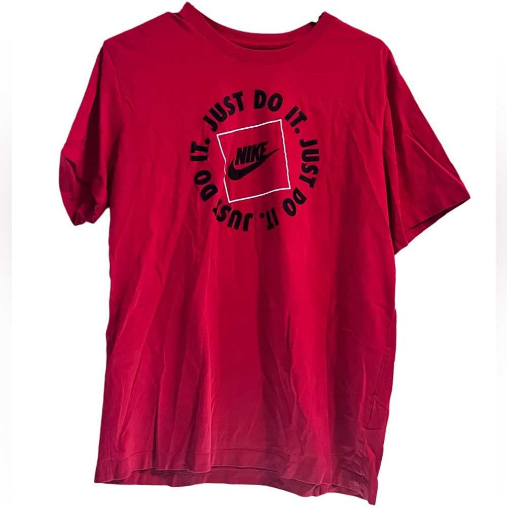 Red Nike t-shirt